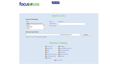 Desktop Screenshot of lists.focus-usa-1.com